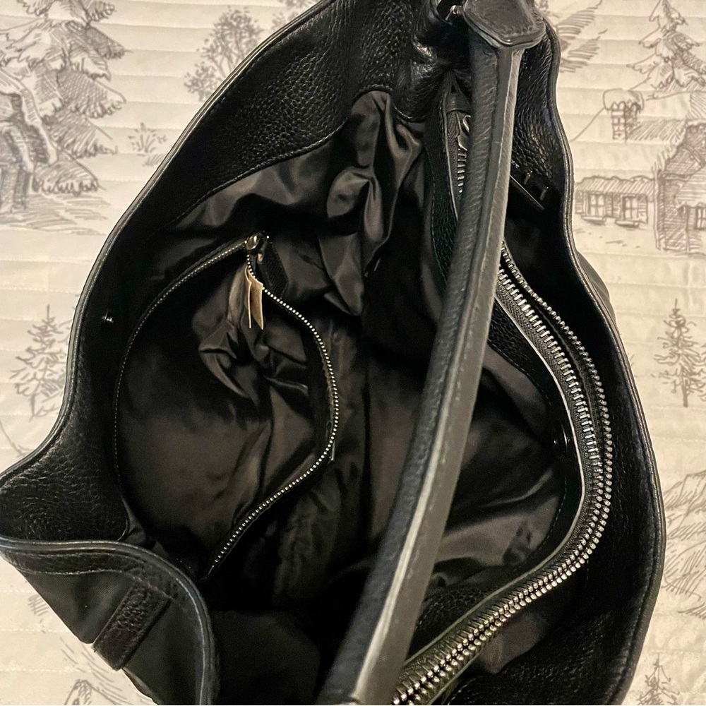 Burberry Black Leather Tote Bag - Picture 10 of 14